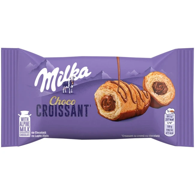 Croissant cu Cacao Milka 50g